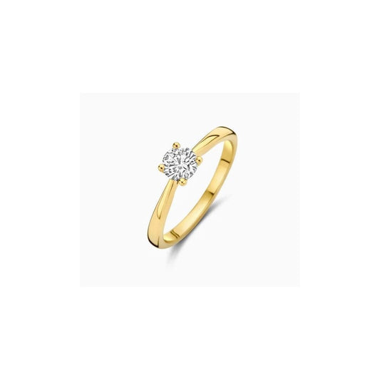14ct Yellowgold Lab Diamond 0.45ct Solitaire Ring