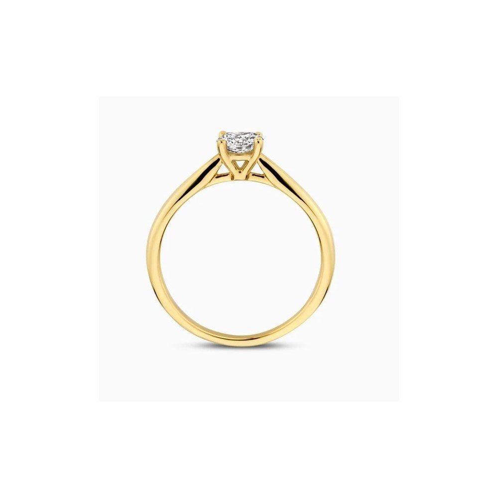 14ct Yellowgold Lab Diamond 0.45ct Solitaire Ring