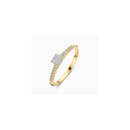 14ct Yellowgold Lab Diamond 0.45ct Solitaire Ring