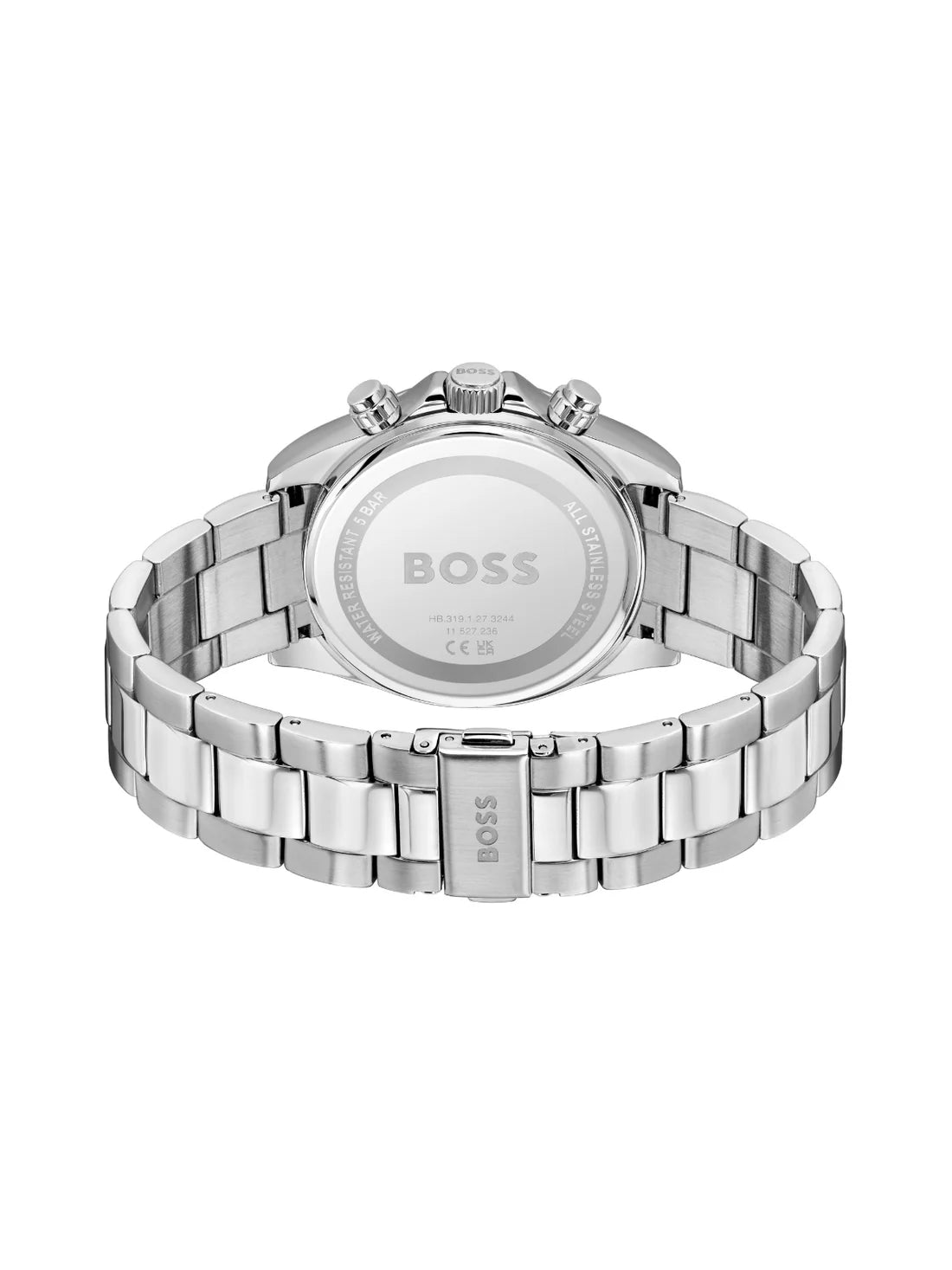 BOSS CHRONOGRAPH GREEN DIAL GENTS STAINLESS STEEL WATCH