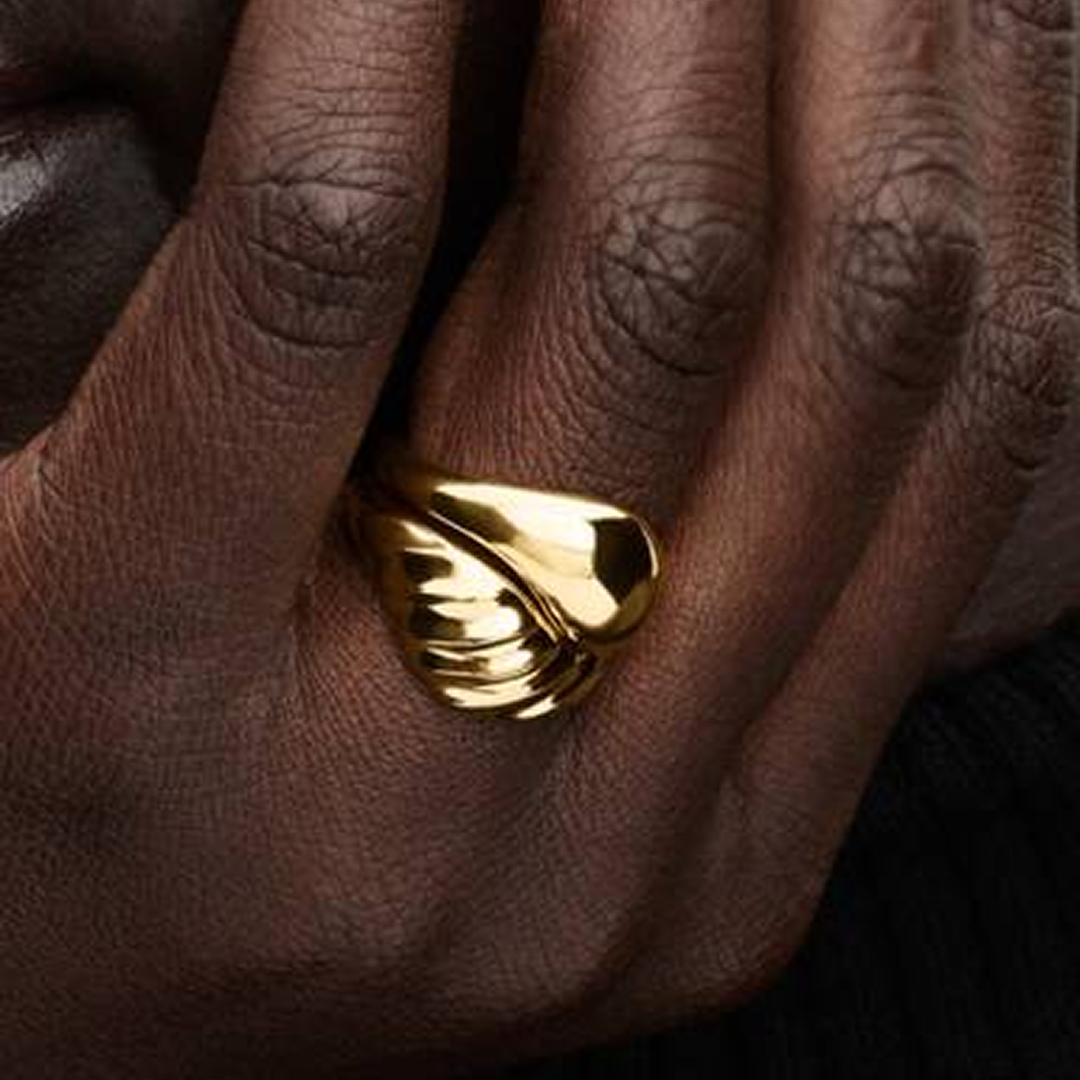 Rippled Stacking Rings