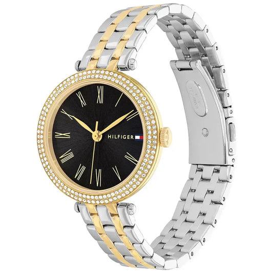 TOMMY HILFIGER LADIES TWO TONED WATCH