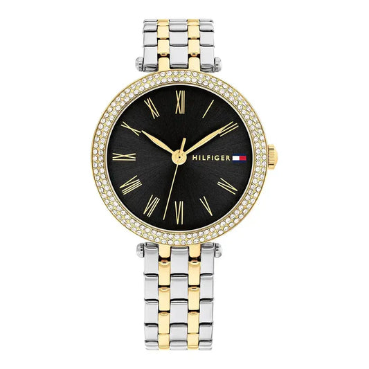 TOMMY HILFIGER LADIES TWO TONED WATCH