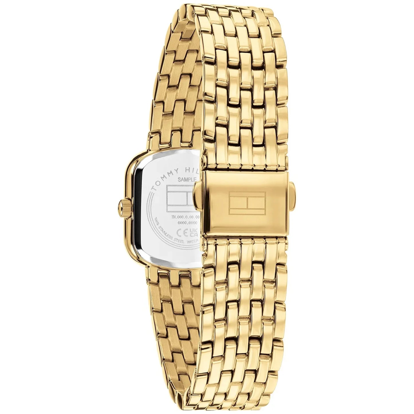 Tommy Hilfiger Zirconia Bezel Ladies Gold Stainless Steel Watch