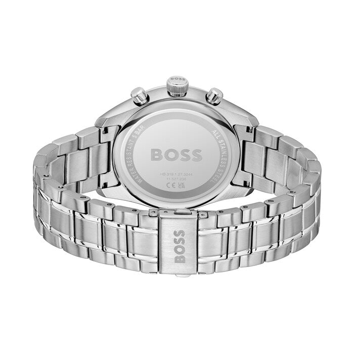 BOSS CHRONOGRAPH GREEN DIAL GENTS STAINLESS STEEL WATCH