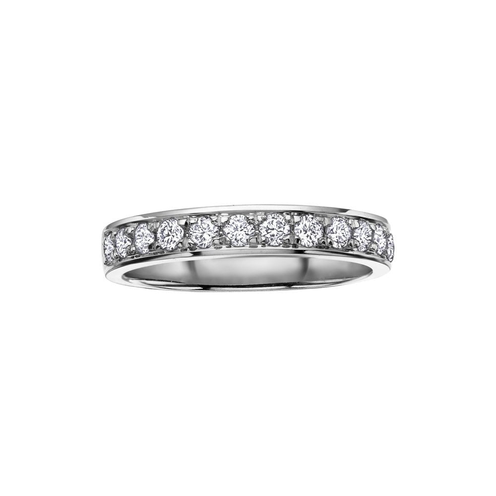 18CT CHANNEL SET DIAMOND BAND 0.50CT