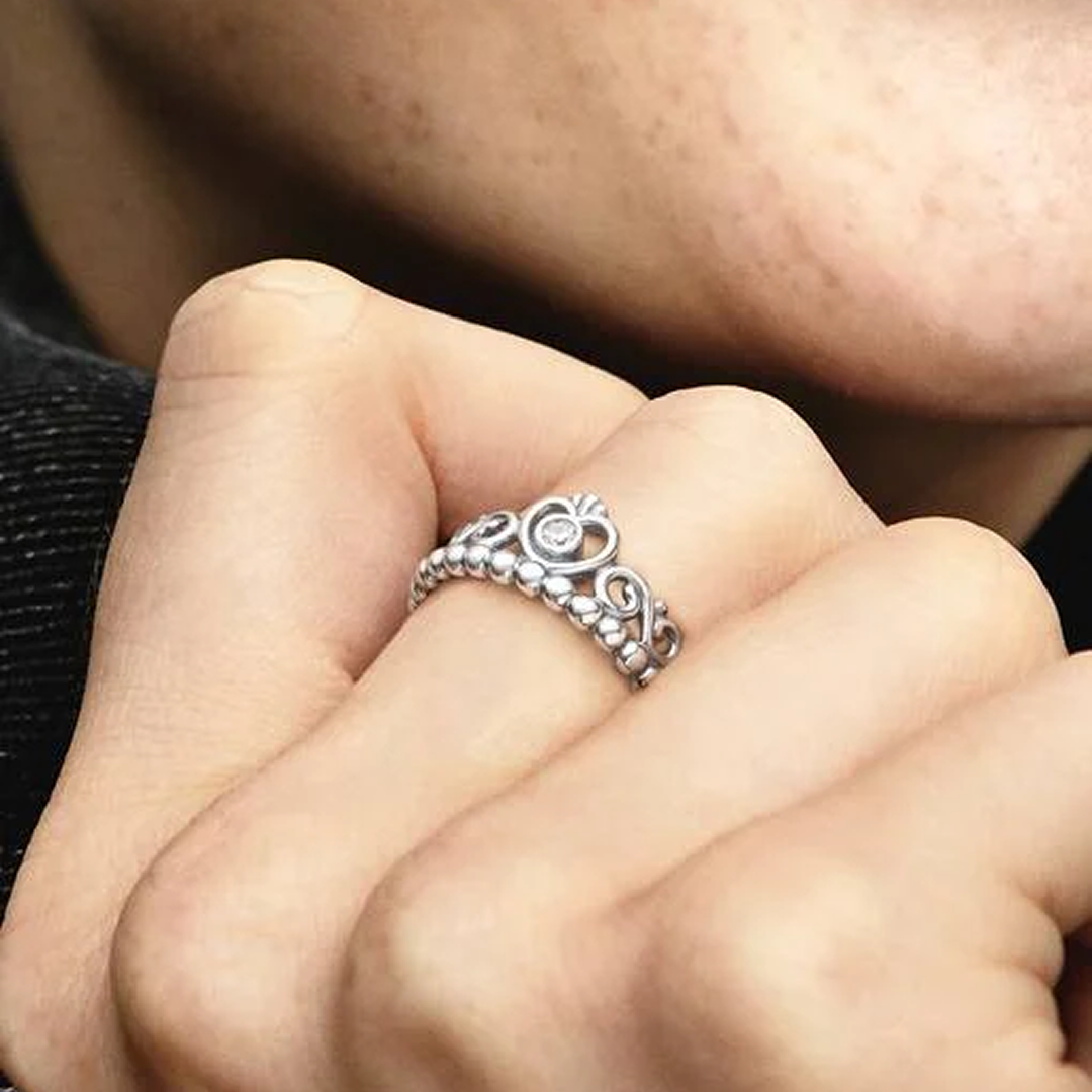 Princess Tiara Crown Ring