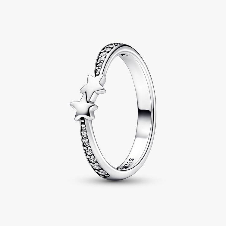 Shooting Stars Sparkling Pandora Ring