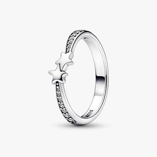 Shooting Stars Sparkling Pandora Ring