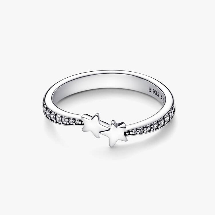 Shooting Stars Sparkling Pandora Ring