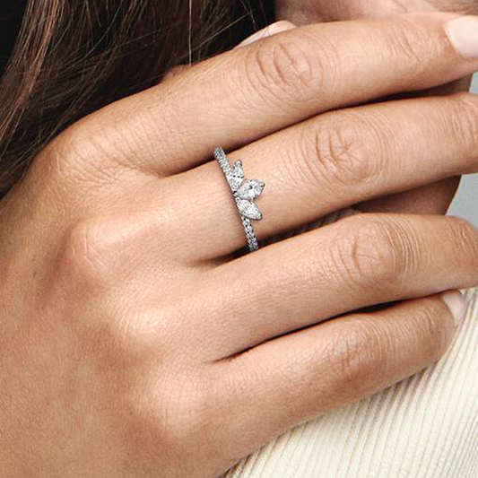 Sparkling Herbarium Cluster Ring