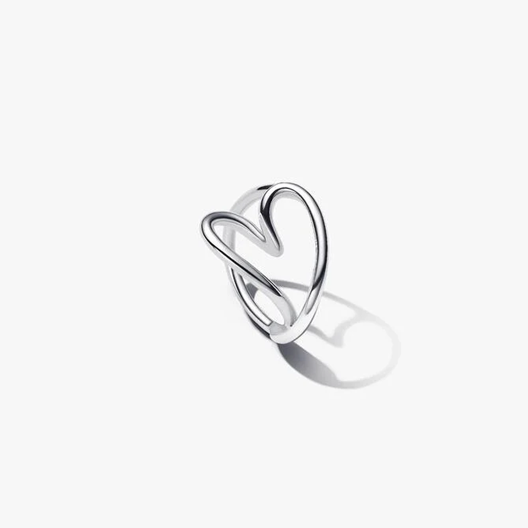 Organically Shaped Heart Ring