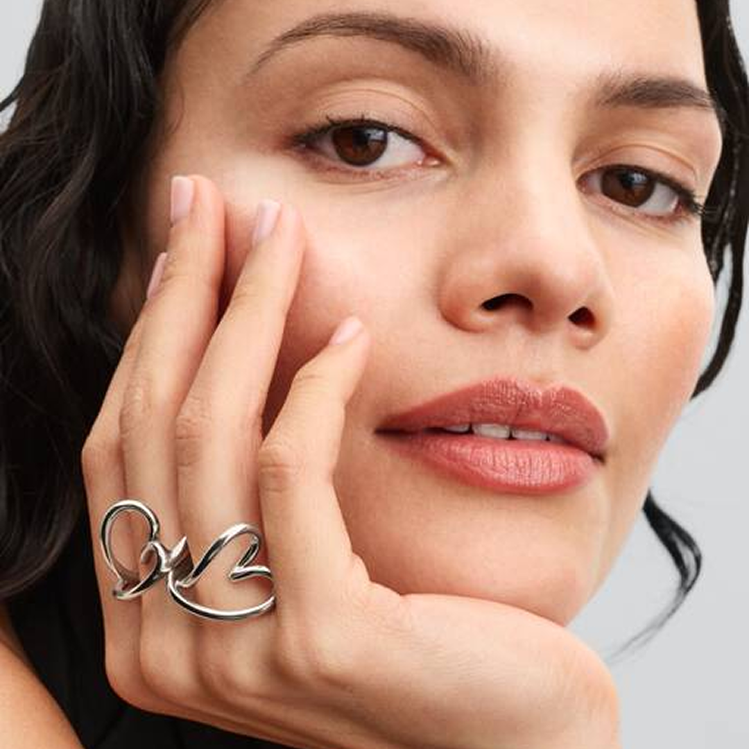Organically Shaped Heart Ring