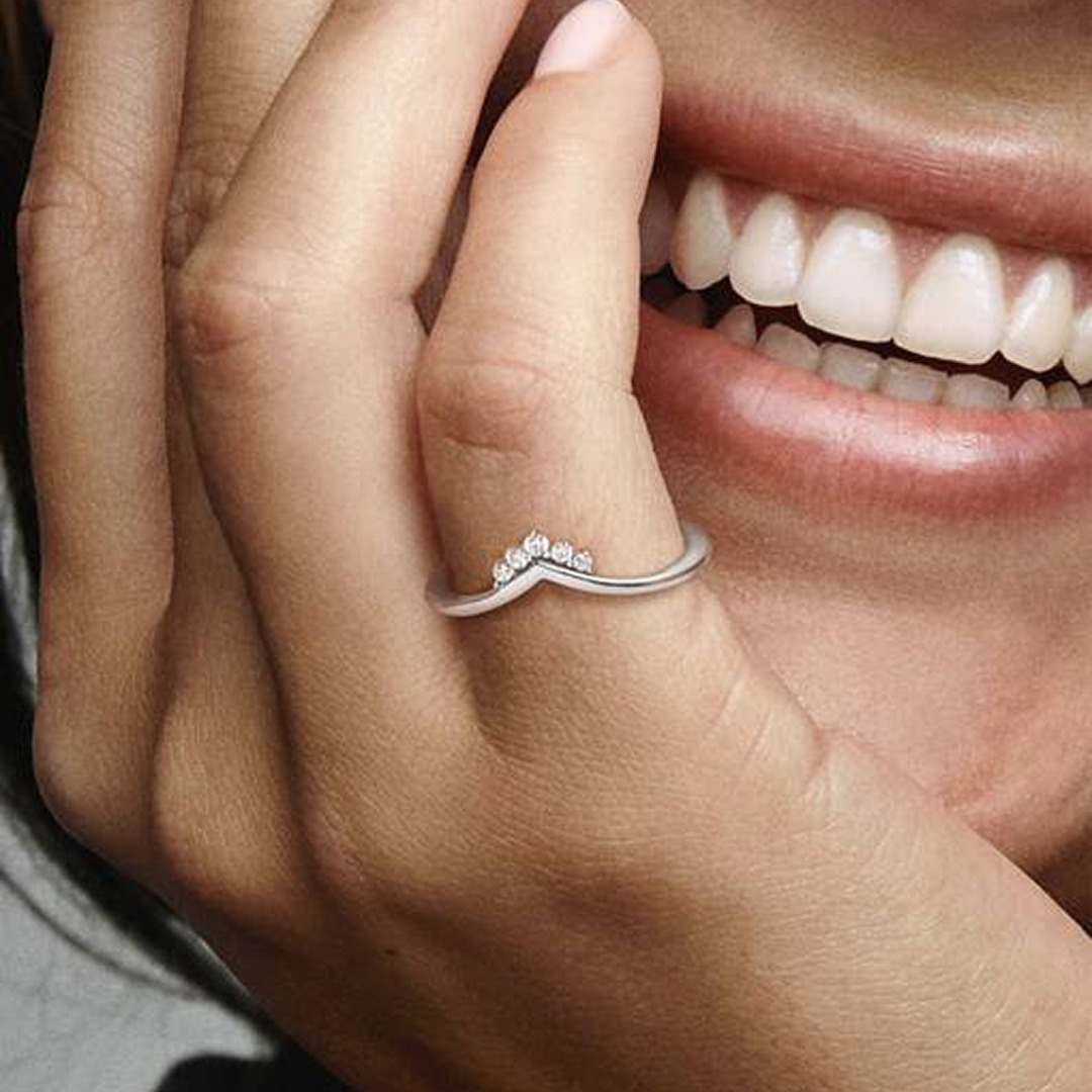 Tiara Wishbone Ring