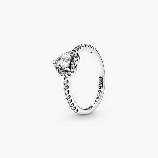 Elevated Heart Ring