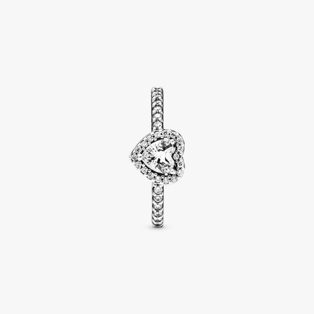 Elevated Heart Ring