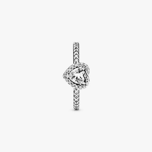 Elevated Heart Ring
