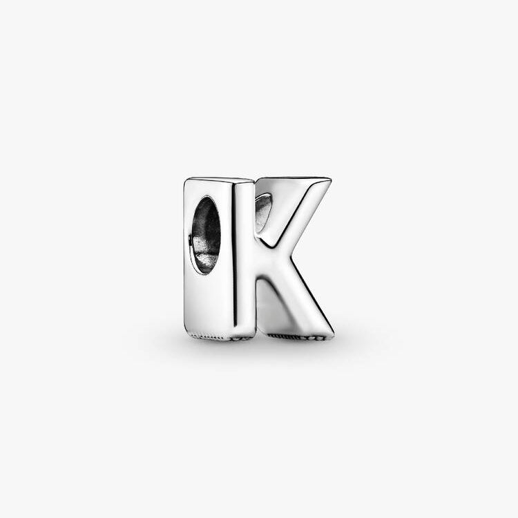 Letter K Alphabet Pandora Charm
