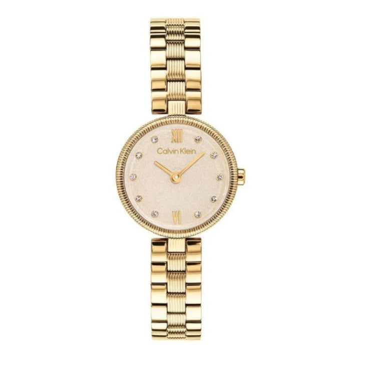 Calvin Klein Gold Ladies Stainless Steel Watch