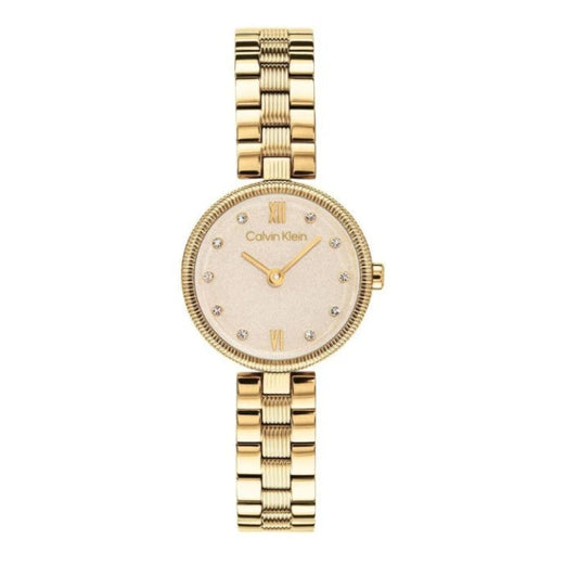 Calvin Klein Gold Ladies Stainless Steel Watch