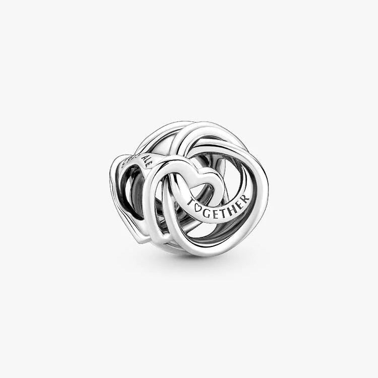 Together Always Encircled Heart Pandora Charm