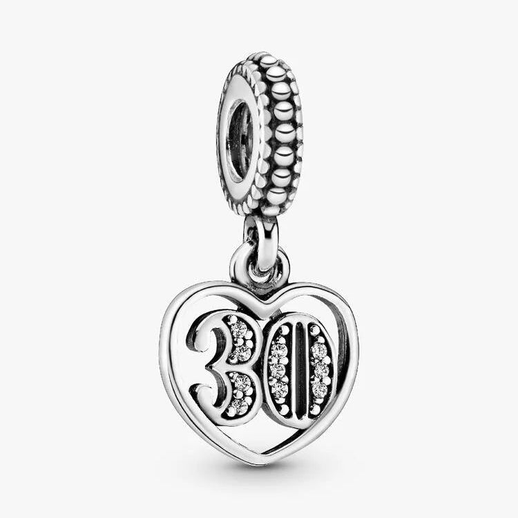 30th Celebration Dangle Pandora Charm