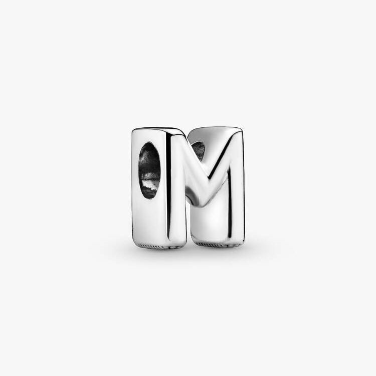 Letter M Alphabet Pandora Charm