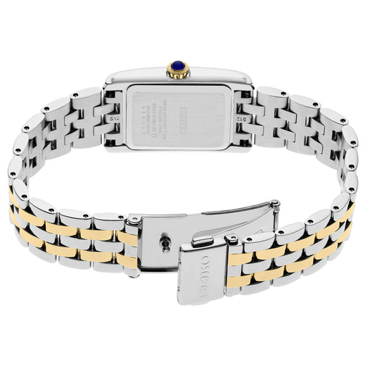 SEIKO LADIES TWO-TONED STAINLESS STEEL WATCH