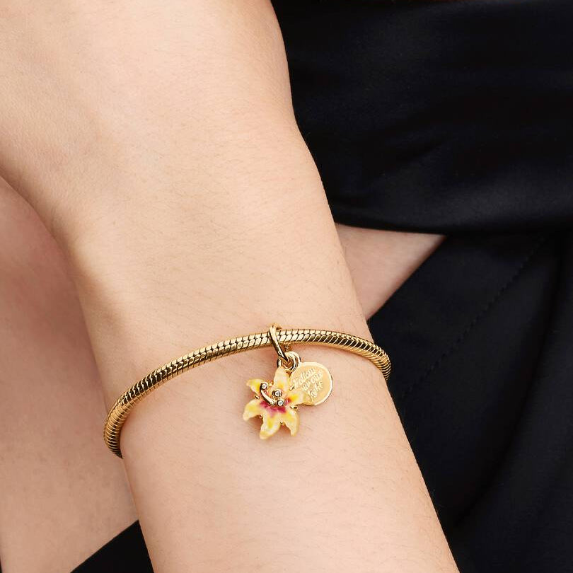 Disney Tangled Sundrop Flower Glow-in-the-dark Pandora Charm