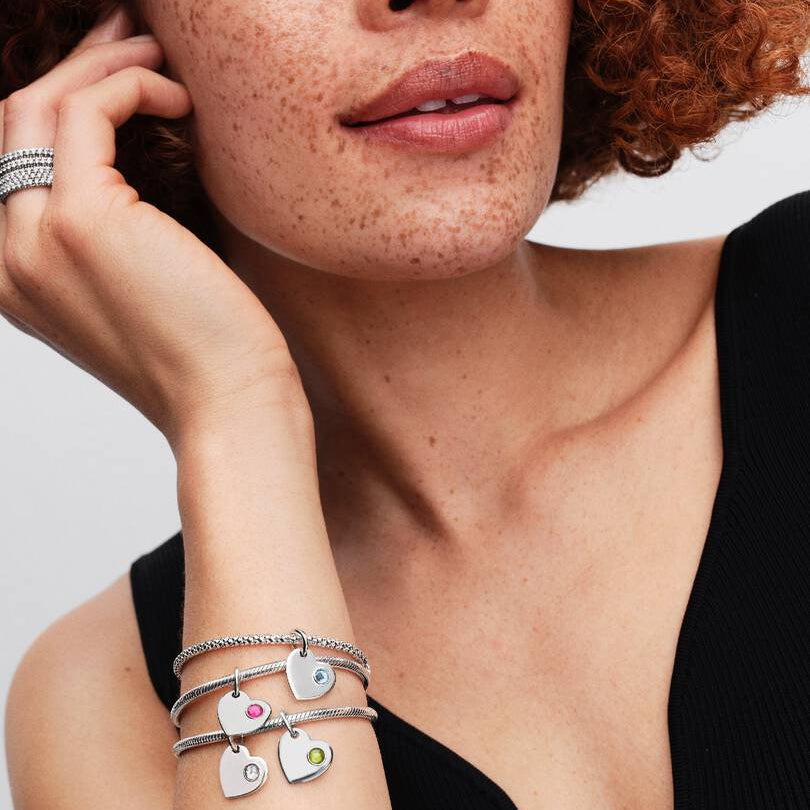 March Heart Dangle Pandora Charm