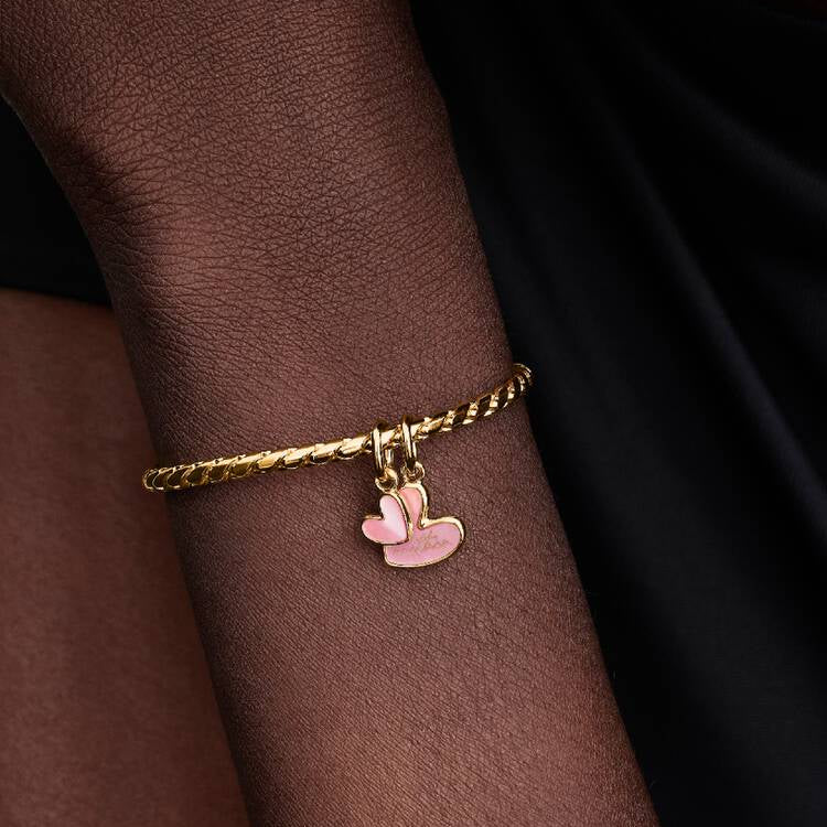 Pink Mother & Daughter Splittable Dangle Pandora Charm