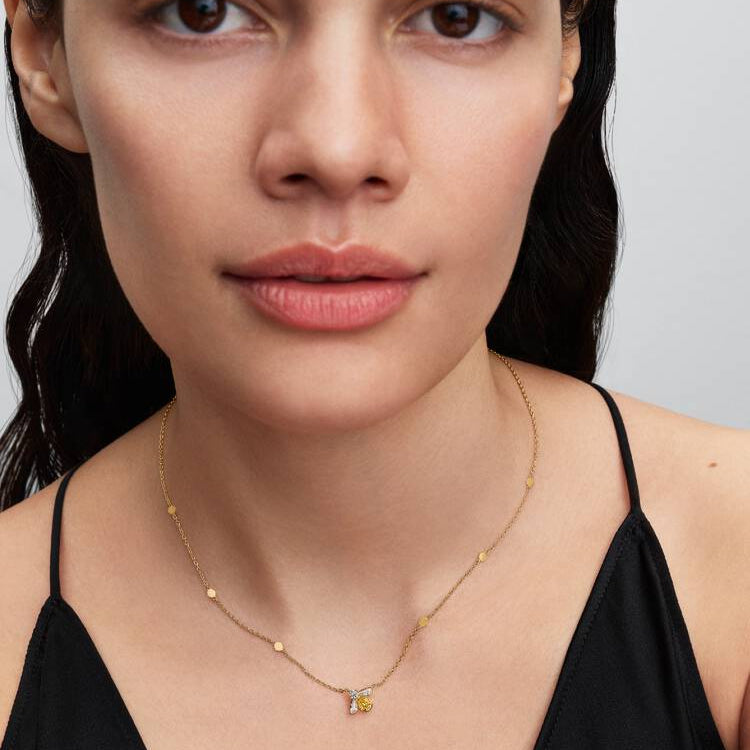 Honey Bee Pendant Pandora Necklace