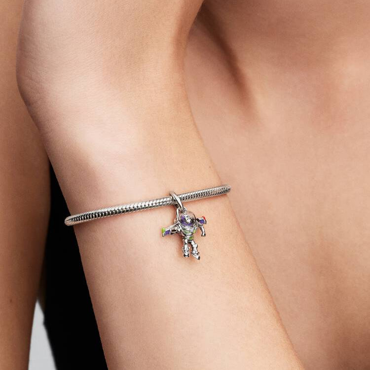 Disney Pixar Buzz Lightyear Dangling Pandora Charm