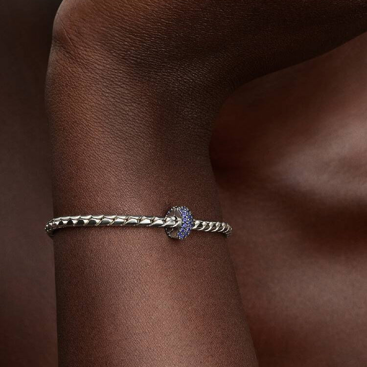 Royal Blue Stone Spacer Pandora Charm