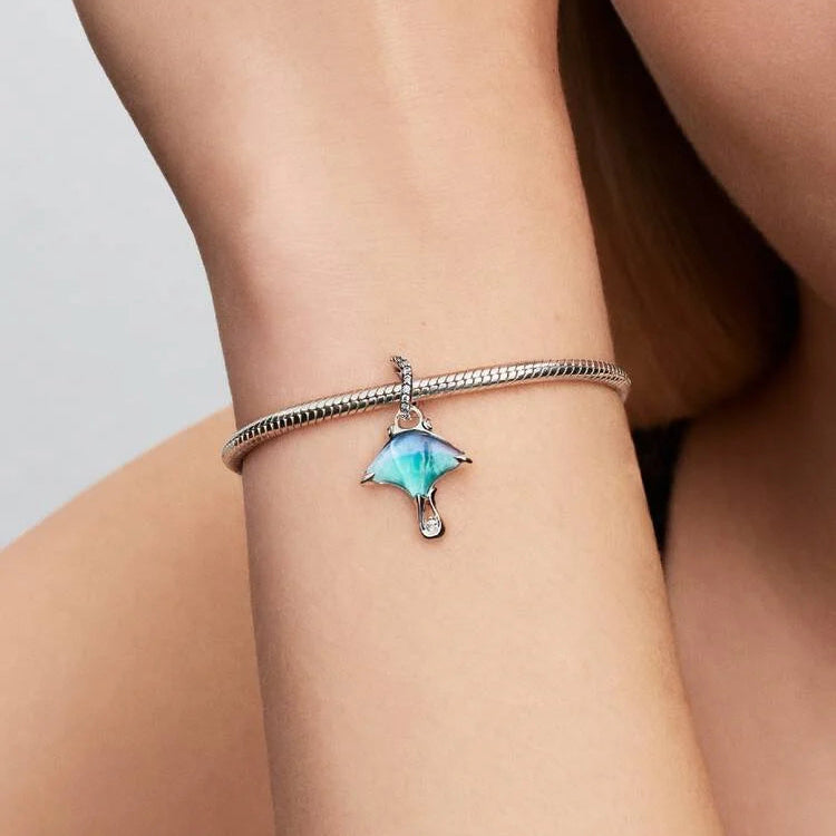 Manta Ray Dangle Pandora Charm