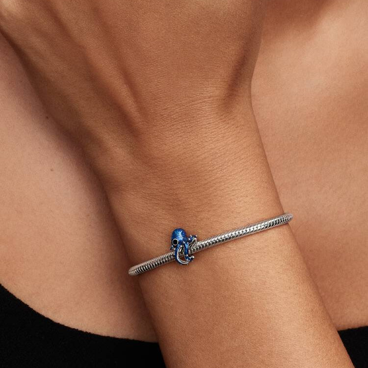 Blue Octopus Pandora Charm