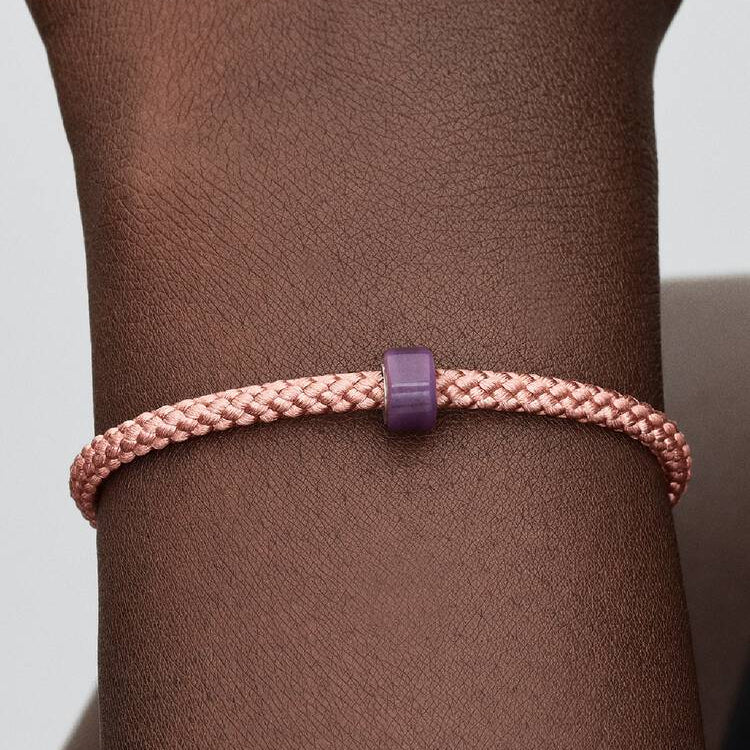 Purple Murano Glass Mini Pandora Charm