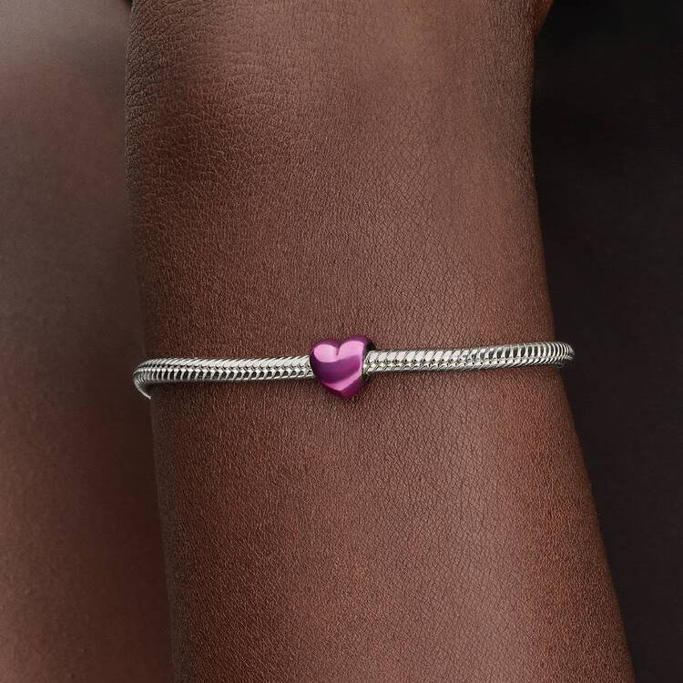 Pink Heart Mini Pandora Charm