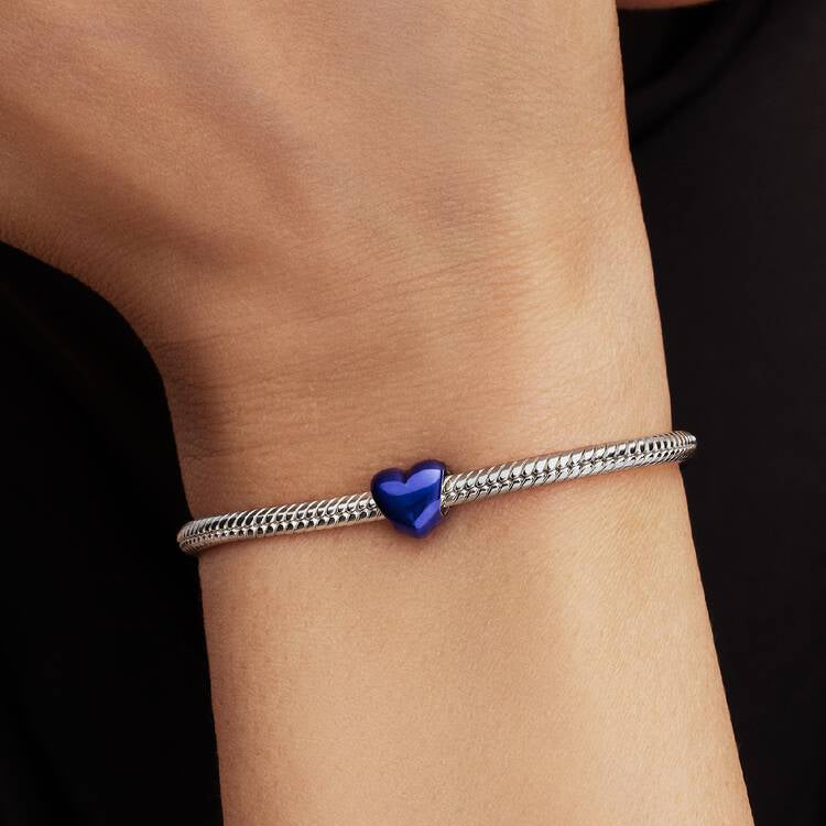 Blue Heart Mini Pandora Charm