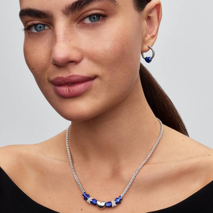 Blue Heart Mini Pandora Charm