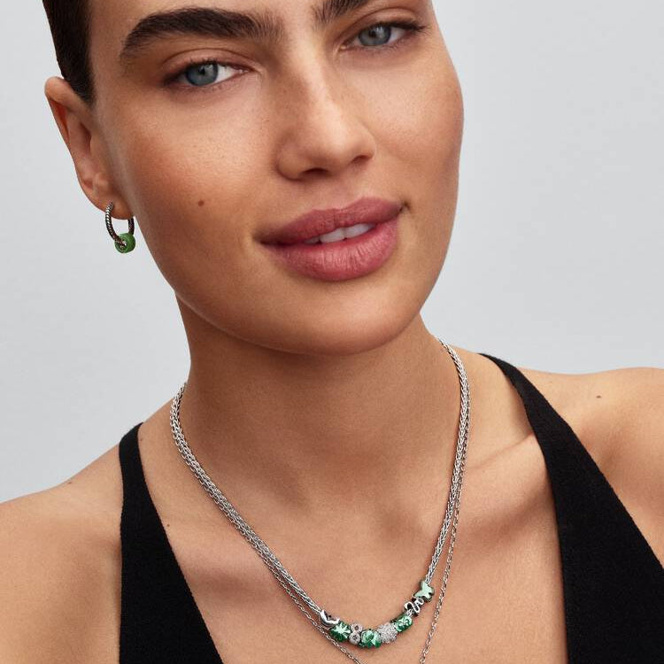 Green Butterfly Mini Pandora Charm