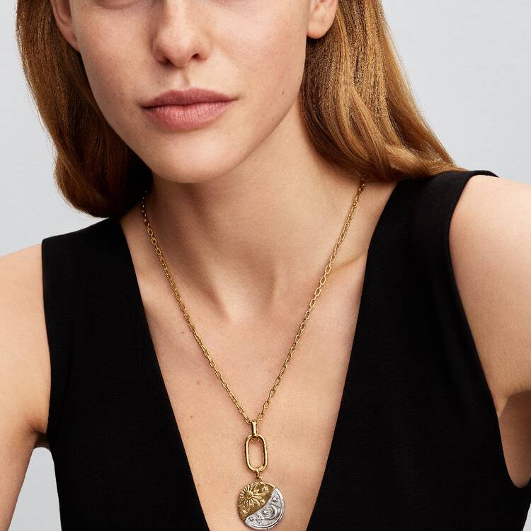Sun & Moon Oversized Medallion Pandora Charm
