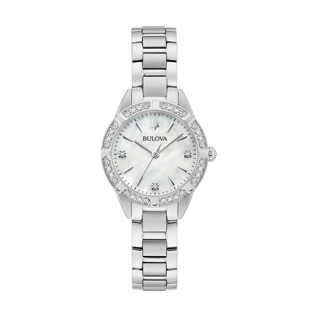 Bulova Sutton Diamond Ladies Stainless Steel Watch