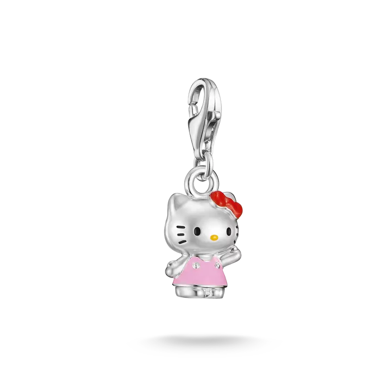 Thomas Sabo Hello Kitty Pink Charm with Red Bow