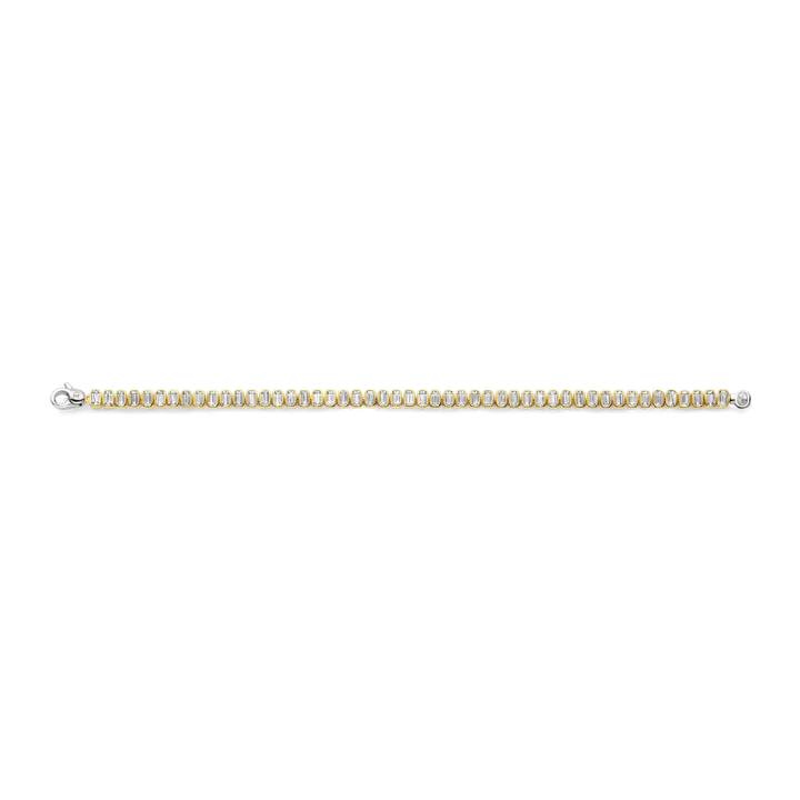 TISENTO GOLD ON SIL CZ BRACELET