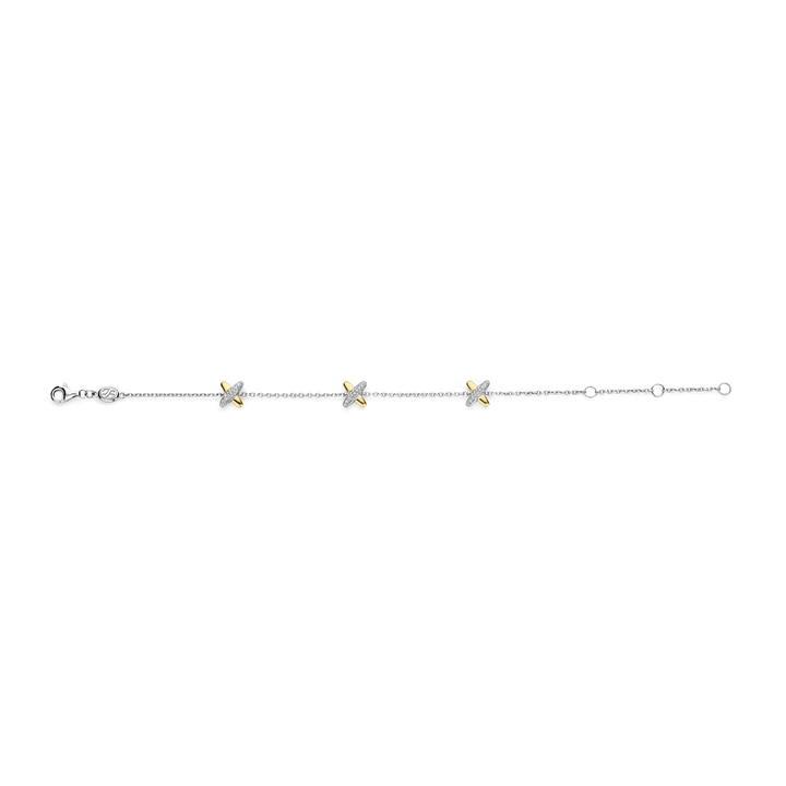 TISENTO TWO-TONED KISS BRACELET