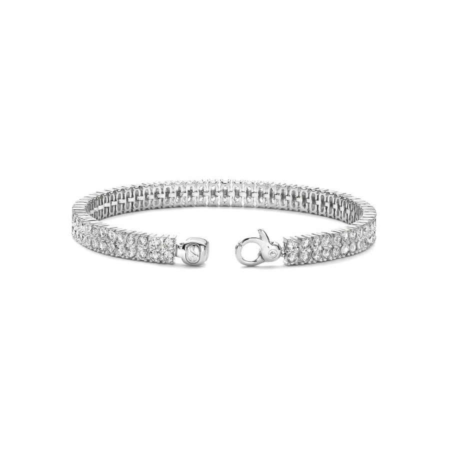 TISENTO CZ DOUBLE ROW TENNIS BRACELET