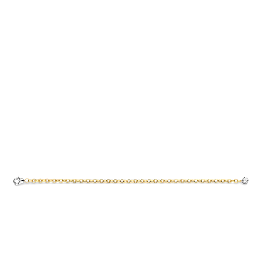 Tisento Gold on Silver Fine Bracelet