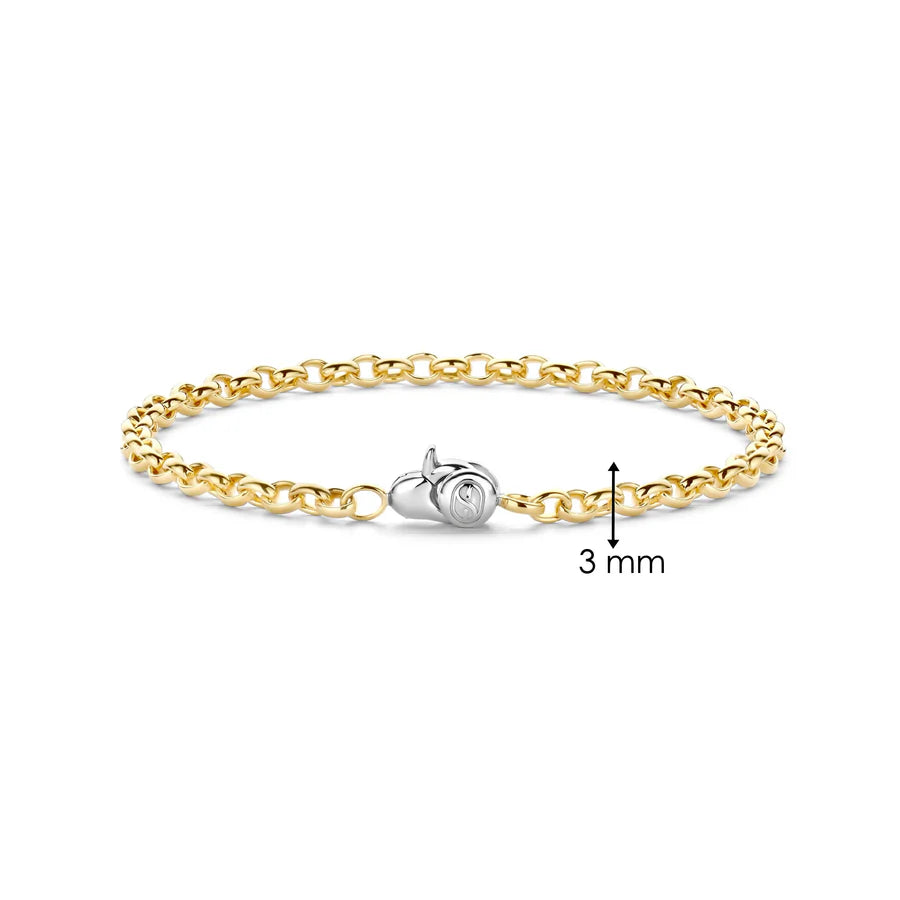 Tisento Gold on Silver Fine Bracelet