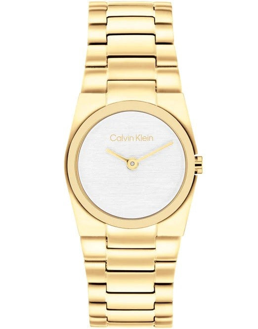 CALVIN KLEIN LADIES GOLD STAINLESS STEEL WATCH